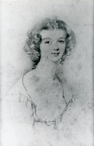 Porträt von Ellen Nussey von Charlotte Bronte