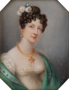 Porträt von Georgina Viscountess Newport, später Countess of Bradford