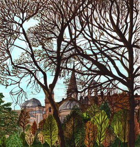 Edinburgh im Frühling von Charlotte Orr