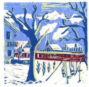 Mayrhofen Bäume von Charlotte Orr