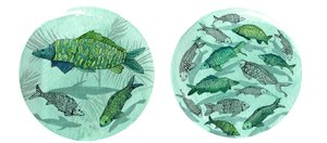Kleiner Fisch Großer Teich, 2018 von Charlotte Orr