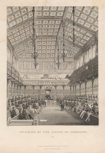 Innenansicht des House of Commons von Chavane