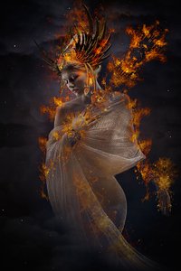 Feurige Fantasie-Göttin von Che Abu Bakar