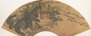 Landschaft, Mitte des 17. Jahrhunderts von Chen Hongshou