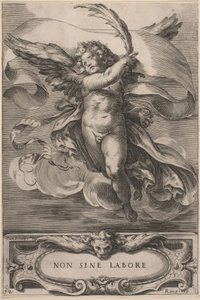 Eine allegorische Figur: Non sine labore von Cherubino Alberti