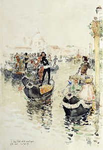 Eine venezianische Regatta von Childe Frederick Hassam