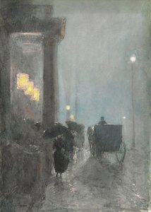 Fifth Avenue, Abend, ca. 1890-93