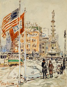 Flaggen, Columbus Circle