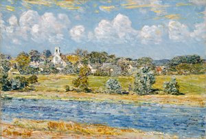Landschaft bei Newfields, New Hampshire von Childe Frederick Hassam