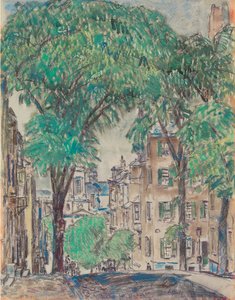Mount Vernon Street, Boston von Childe Frederick Hassam