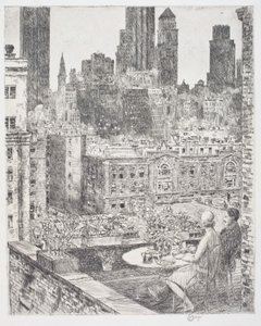 Frühling in New York von Childe Frederick Hassam