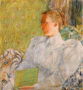 Porträt von Edith Blaney (Mrs. Dwight Blaney) von Childe Frederick Hassam