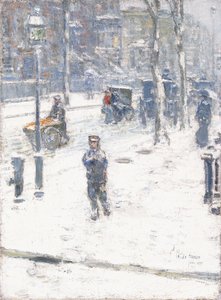 Schneesturm, Fifth Avenue, New York