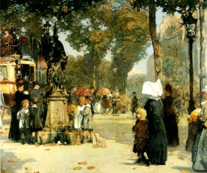 Straßenszene, Paris