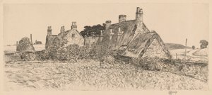 Englische Cottages von Childe Hassam