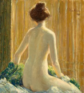 Sitzender Akt von Childe Hassam