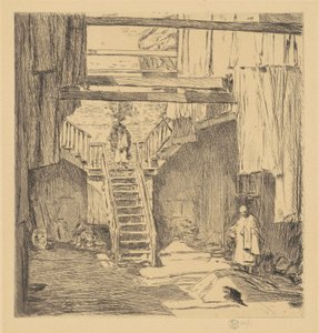Altes Chinatown, San Francisco von Childe Hassam