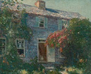 Altes Haus in East Hampton von Childe Hassam
