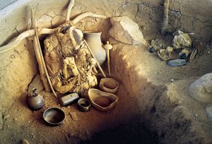 Begräbnisgrube