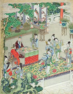 Ein chinesischer Mandarin wird unterhalten von Chinese School