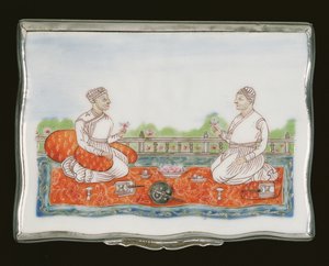 Eine Mughal-Schnupftabakdose, Qianlong-Periode (1736-95) ca. 1760 von Chinese School
