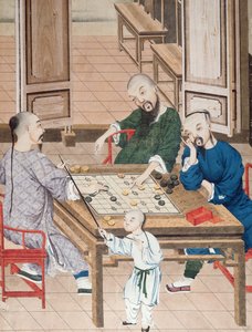Ein Strategiespiel in China, spätes 18. Jahrhundert
