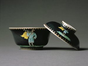 Eine Zuckerdose mit Deckel, Qianlong-Periode (1736-95) ca. 1740