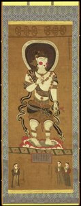 Avalokitesvara, der Buddha des Mitgefühls aus den Mogao-Höhlen, Dunhuang, Gansu-Provinz, China von Chinese School