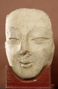 Buddha-Kopf, Khotan, 4.-5. Jahrhundert