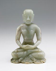 Schnitzerei des Shakyamuni Buddha als Asket, 17.-18. Jahrhundert von Chinese School
