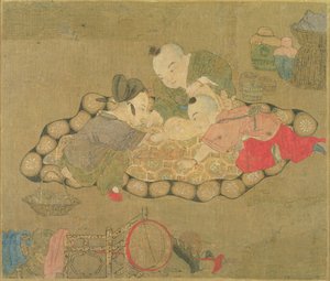 Kinder beim Spielen, Ming-Dynastie, 1500