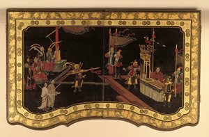Chinesischer Export-Schminktischaufsatz, ca. 1780 von Chinese School