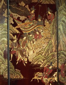 Coromandel-Schirm, ca. 1700