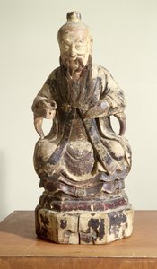 Lao-Tzu (ca. 604-531) trägt die Krone eines Meisters