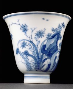 Halb-Eierschalenbecher, Kangxi-Zeit 1662-1722