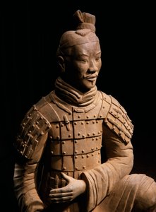 Terrakotta-Armee-Krieger, Mausoleum des Kaisers Qin Shi Huang, 3. Jahrhundert v. Chr. (Foto) von Chinese School