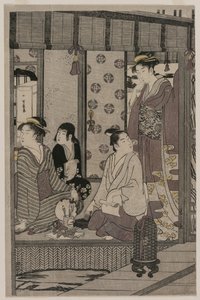 Morgenröte aus der Serie Die Geschichte von Genji in eleganter moderner Kleidung