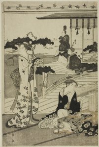 Suma, aus der Serie "Eine modische Parodie der Geschichte von Genji (Furyu yatsushi Genji)"