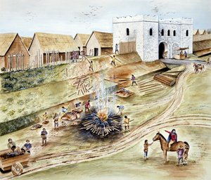 Sanierung der Stadtbefestigungen in York während der Wikingerzeit, ca. 1990-2010
