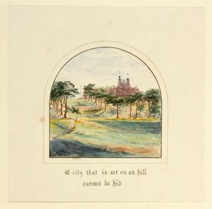 Eine Stadt, die auf einem Hügel liegt, kann nicht verborgen werden von Christabel Airy