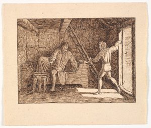 Illustration zu St. St. Blicher, Die drei Heiligenabende