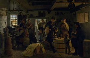 Der Vogt besucht einen armen Küfer in Salling von Christen Dalsgaard