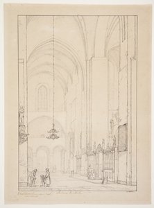 Vorlage für "Prospekt des Inneren des nördlichen Querschiffs des Århus Doms"