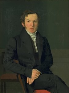 Porträt des Cousins des Künstlers, Michael Christian Petersen von Christen Købke