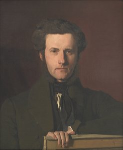 Porträt des Dekorationskünstlers G.C. Hilker von Christen Købke