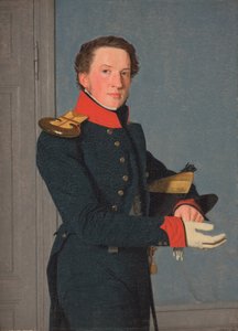 Porträt des Marineleutnants D. Christen Schifter Feilberg von Christen Købke