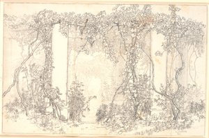 Studie einer Pergola auf Capri von Christen Købke