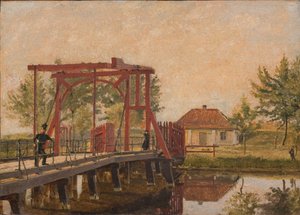 Die nördliche Zugbrücke zur Zitadelle in Kopenhagen von Christen Købke