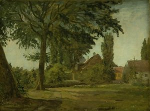 Ansicht der Falkonerallé außerhalb von Kopenhagen von Christen Købke
