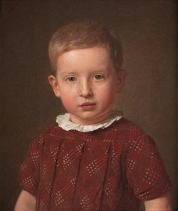 Johan Jacob Krohn, der Neffe des Künstlers, als Kind von Christen Købke